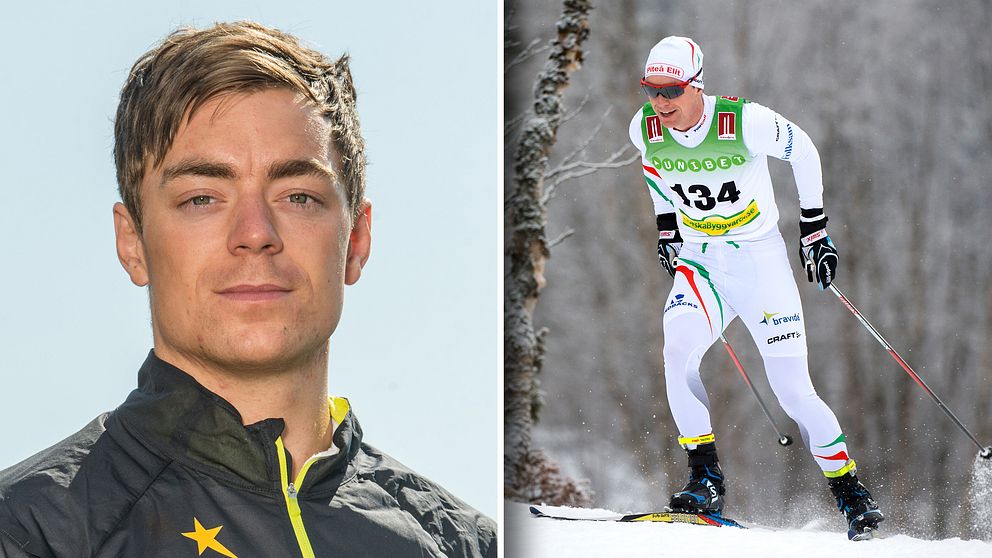 Martin Bergström i skidspåren 2014.