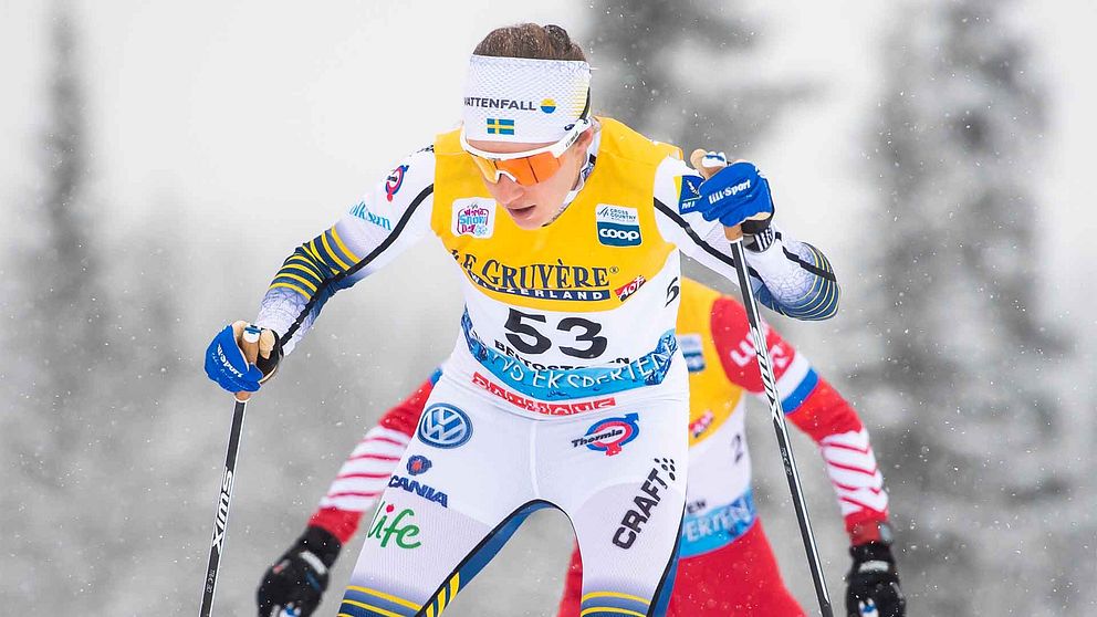 Ebba Andersson slutade fyra i Davos.