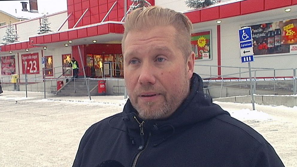 Magnus Olsson, butikschef i Bollnäs.