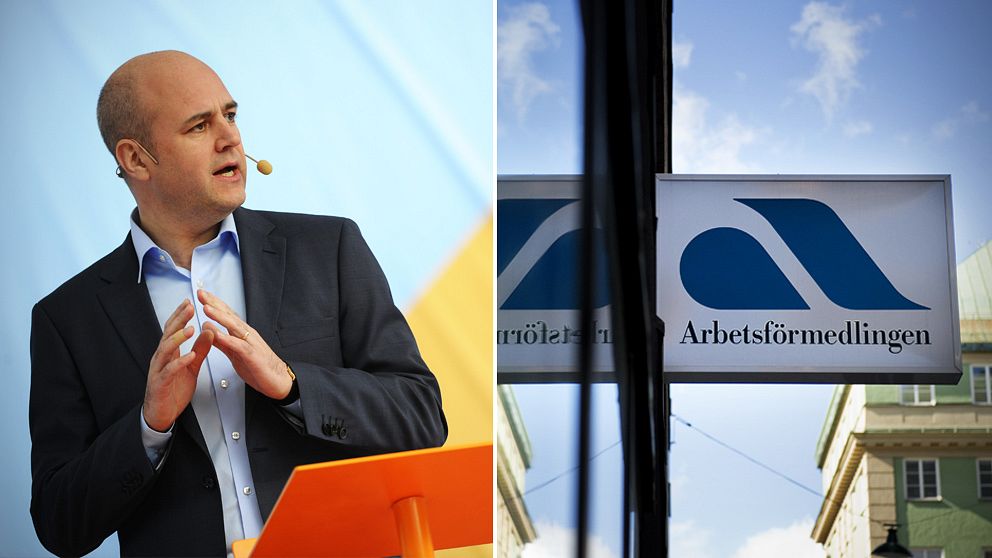 Statsminister Fredrik Reinfeldt (M) talar i Almedalen 2012.