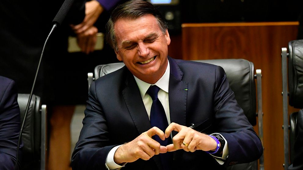 Brasliens nyblivne president Jair Bolsonaro