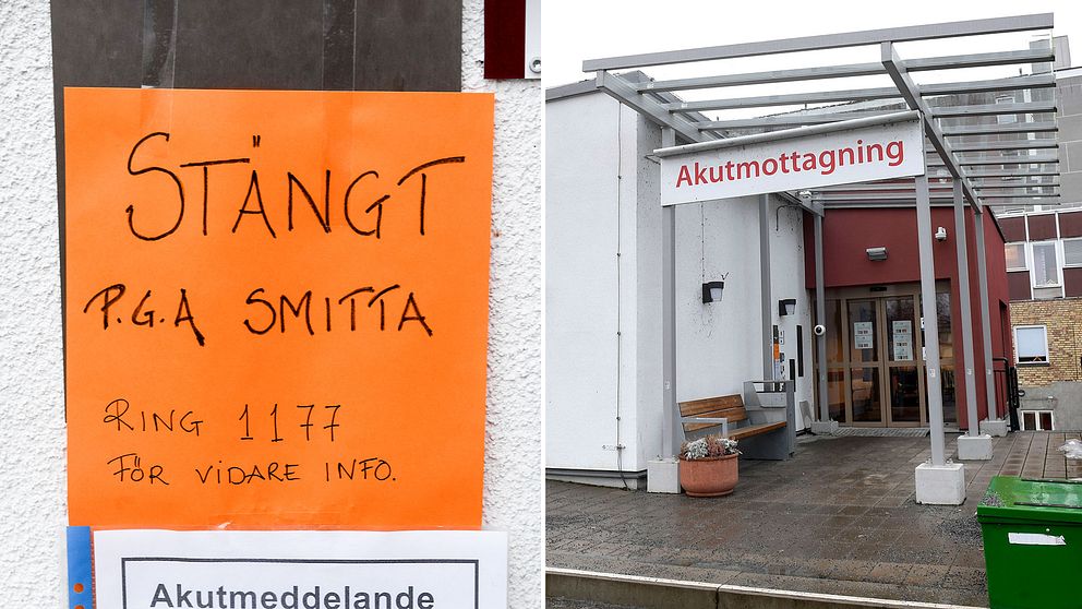 Akutmottagningen på lasarettet i Enköping