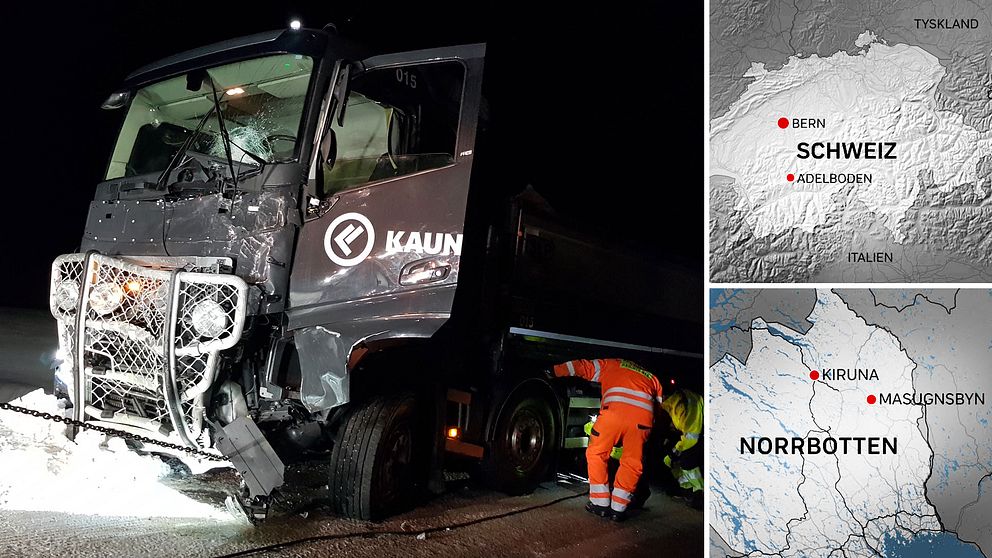 Fem av de sex döda i trafikolyckan i Masugnsbyn kom från skidorten Adelboden i Schweiz
