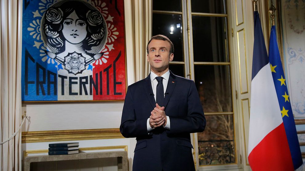 Frankrikes president Emmanuel Macron