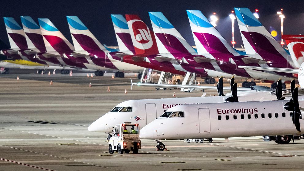 Två avgångar med Eurowings är inställda från Arlanda.