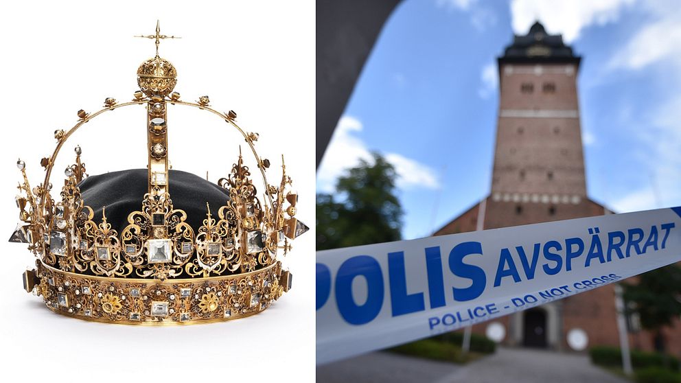 Karl IX:s krona skadades vid kuppen i Strängnäs domkyrka.