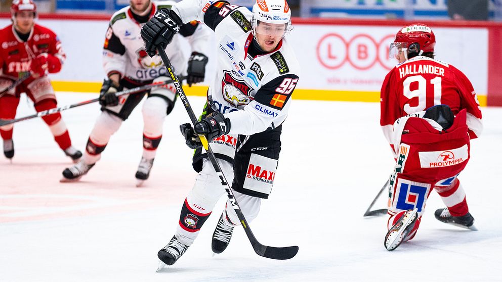 Malmö Redhawks Carl Persson under ishockeymatchen i SHL mellan Timrå och Malmö den 19 januari 2019 i Timrå.