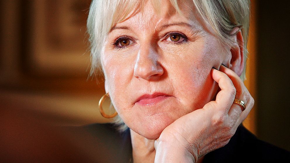 Margot Wallström på UD september 2018.