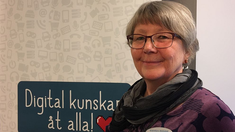Ingrid Ohlsson, chef för biblioteket i Kramfors.