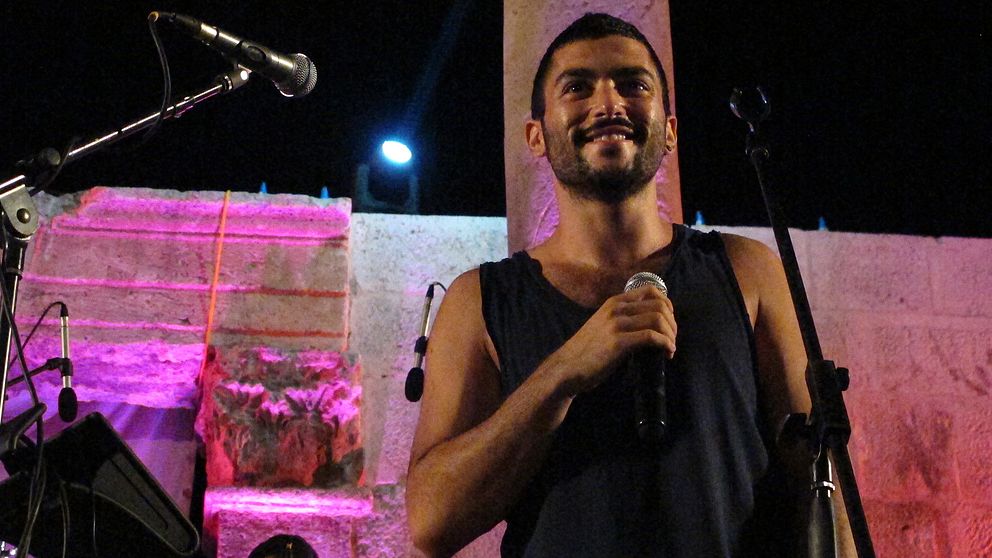 Sångaren i det libaneniska bandet Mashrou' Leila.