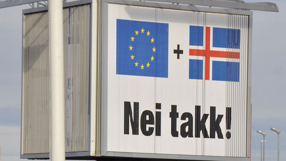 Förhandlingarna om ett isländskt EU-medlemskap har avbrutits.
