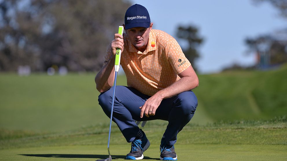 Justin Rose under PGA-tävlingen i San Diego.