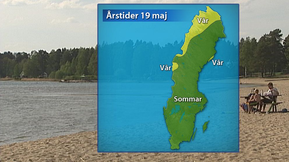 Årstidernas läge den 19 maj.