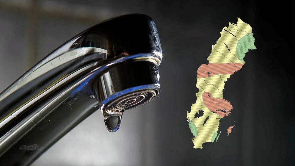 Stor risk för vattenbrist i år