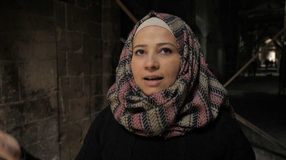 Ingenjören Lulua Charbotli i Aleppo.