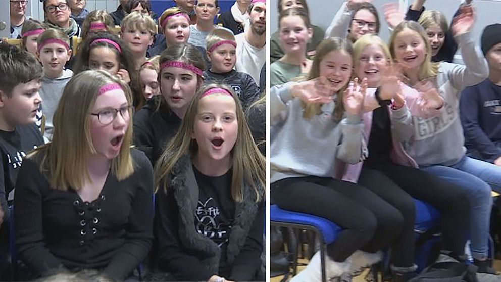 Vi I Femman-final i Halland mellan Iserrådsskolan från Kungsbacka och Åledsskolan i Halmstad.