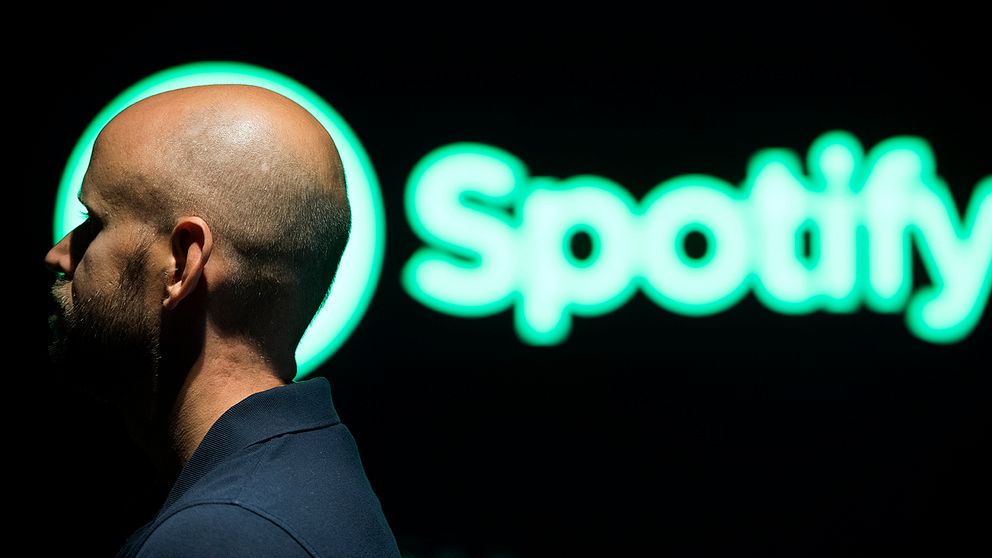 Spotifys grundare Daniel Ek på det nya huvudkontoret i Stockholm