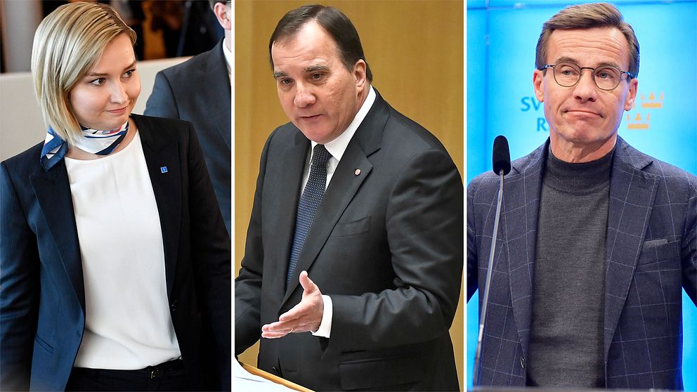 Ebba Busch Thor, Stefan Löfven och Ulf Kristersson