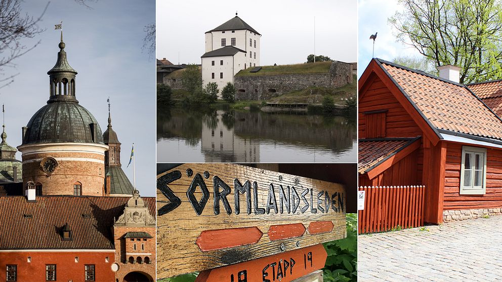 Gripsholms slott, Nyköpingshus, Sörmlandsleden och Rademachersmedjorna