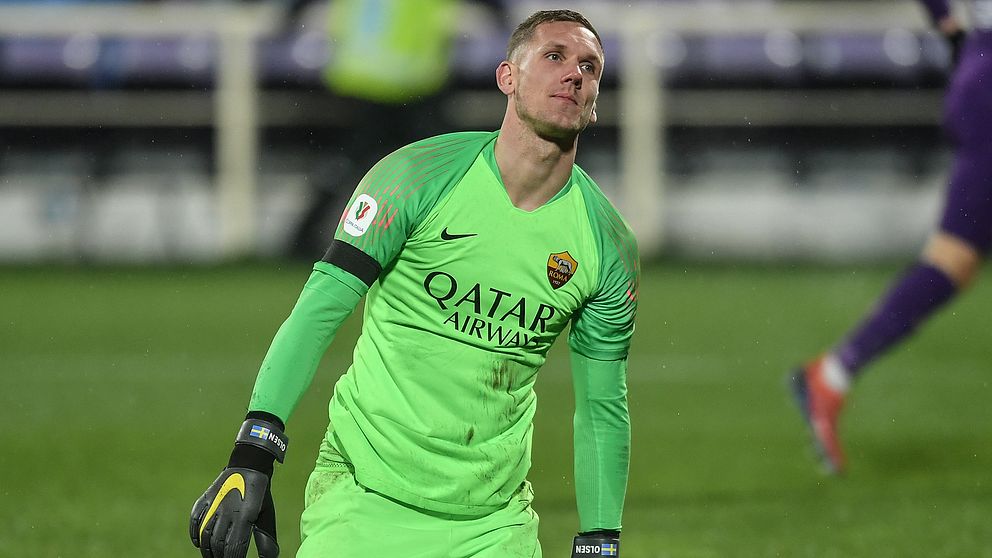 Robin Olsen är ett frågetecken inför Romas Champions League-match mot Porto.