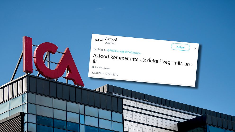 ”Axfood kommer inte delta”, meddelade de bland annat på Twitter.