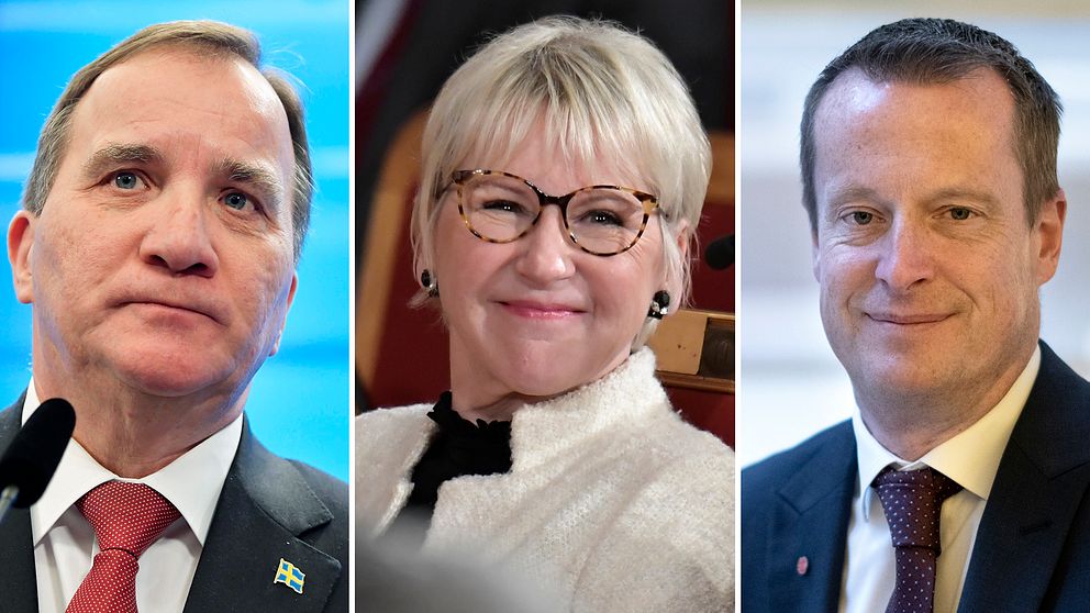 Stefan Löfven (S), Margot Wallström (S) och Anders Ygeman (S) hamnar i topp hos väljarna när det gäller förtroende för regeringens ministrar.