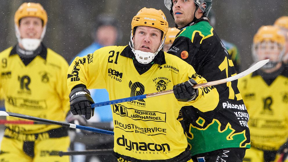 Åby/Tjuredas Ulf Einarsson under en match mot Frillesås.