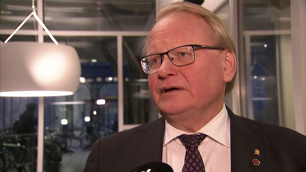 Försvarsminister Peter Hultqvist