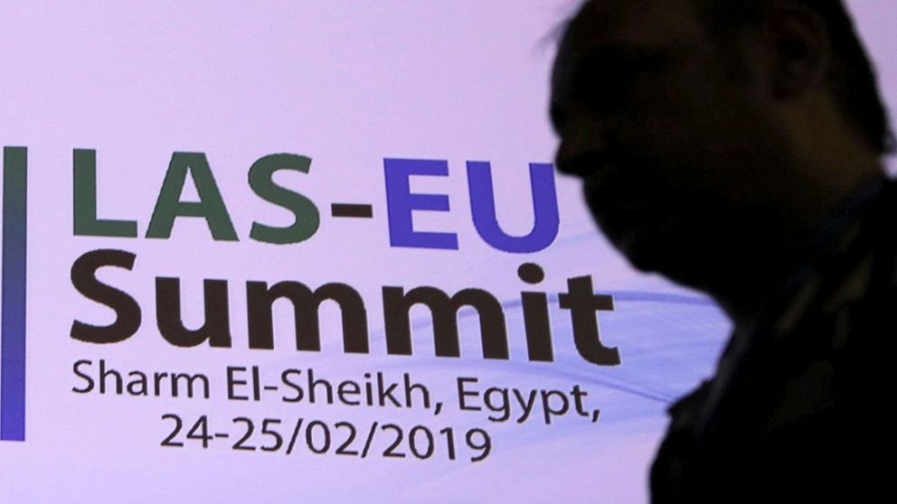 Den 24 februari inleds toppmötet i Egypten mellan EU och arabförbundet.