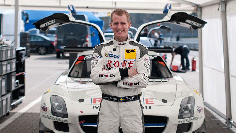 Racerföraren Richard Göransson jagar sin dröm i helgen.