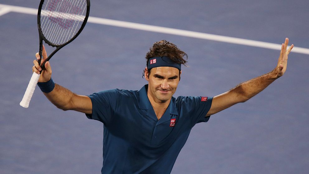 Roger Federer tog sin hundrade ATP-titel.