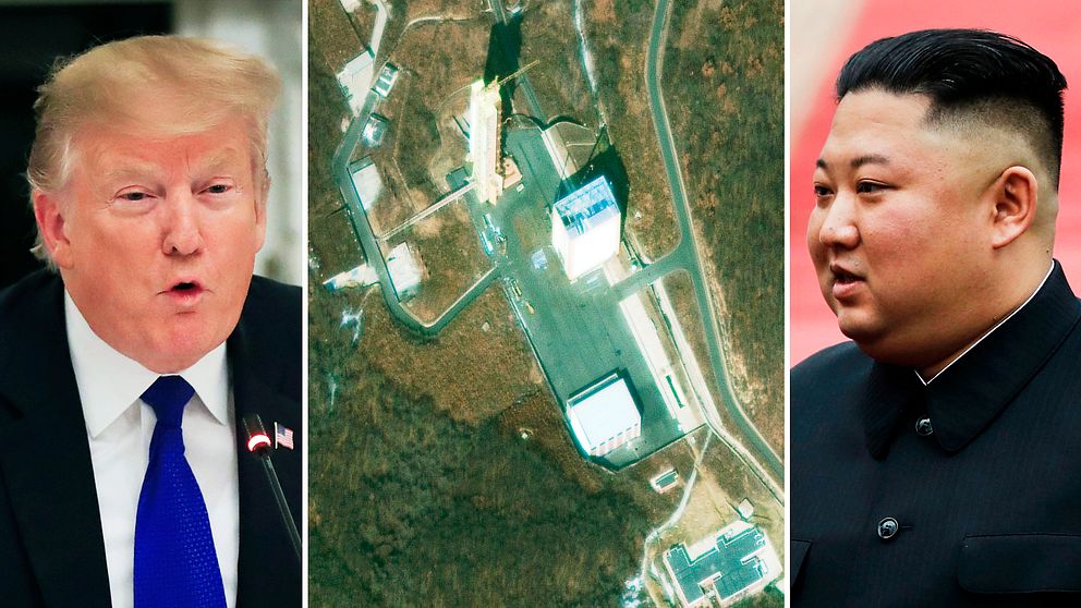 USA:s president Donald Trump säger att han skulle bli väldigt besviken på Nordkoreas diktator om uppgifterna om raket- och robotanläggningen i Tongchang-ri stämmer