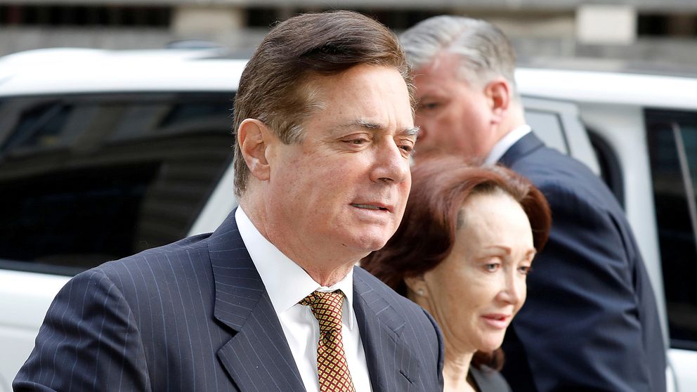 Den före detta amerikanska kampanjchefen Paul Manafort.