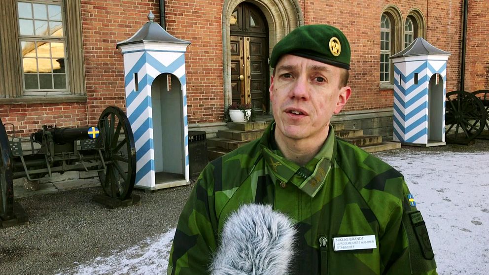 Niklas Brandt, stabschef på K3 i Karlsborg