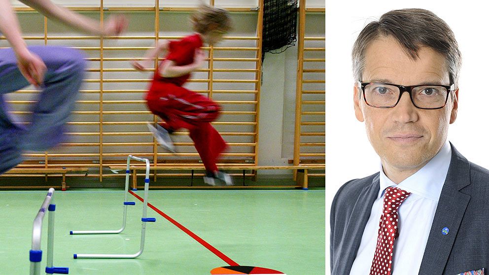 Göran Hägglund, KD, säger att han var ”lysande” på gymnastik i skolan – och han vill gärna se att man har gympa varje dag i skolan.