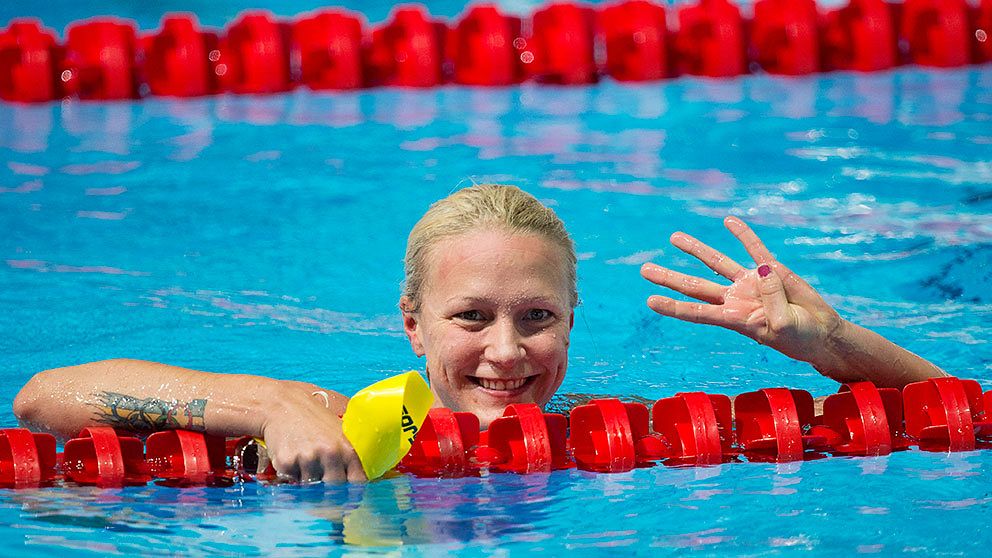 Sarah Sjöström svenskt guldhopp i Berlin.