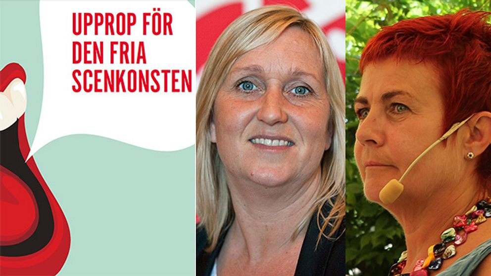 Uppropet, Gunilla C Carlsson (S) och Cecila Magnusson (M).