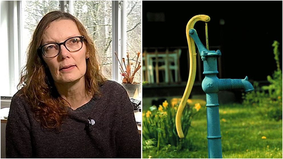 Susanne Pettersson, chef för Region Gotlands VA-avdelning, bevakar noga grundvattennivåerna.