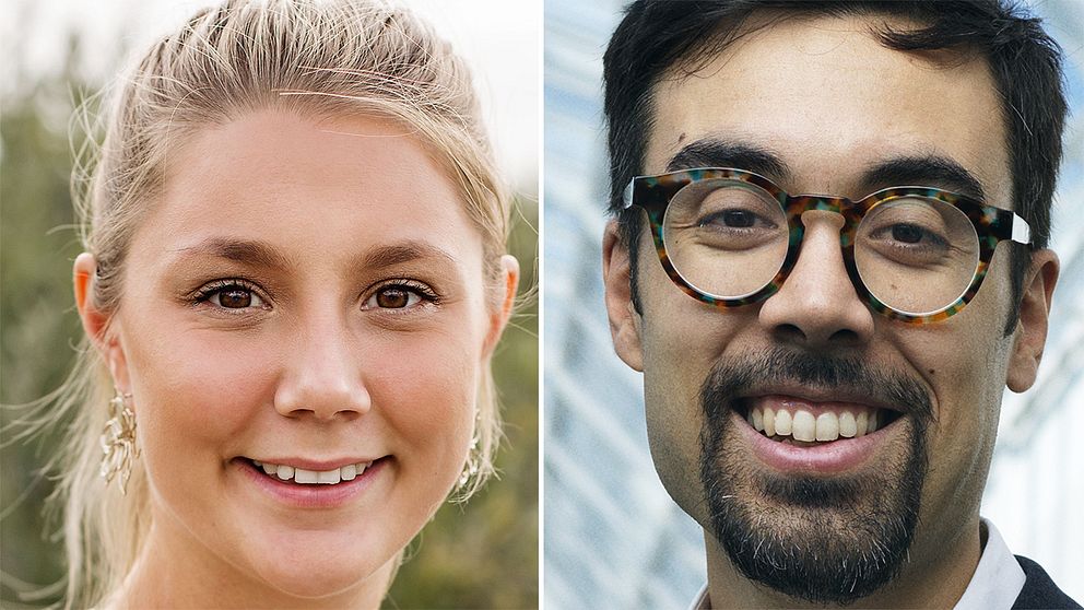 Emma Woxlin och Shahan Lilja är en av de unga svenska företagare som söker kunder på den globala marknaden på Hannovermässan.