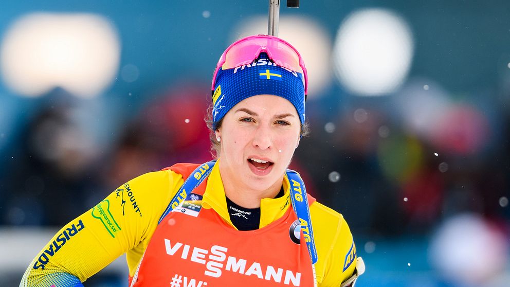 Anna Magnusson tog stafettmedalj för herrar.