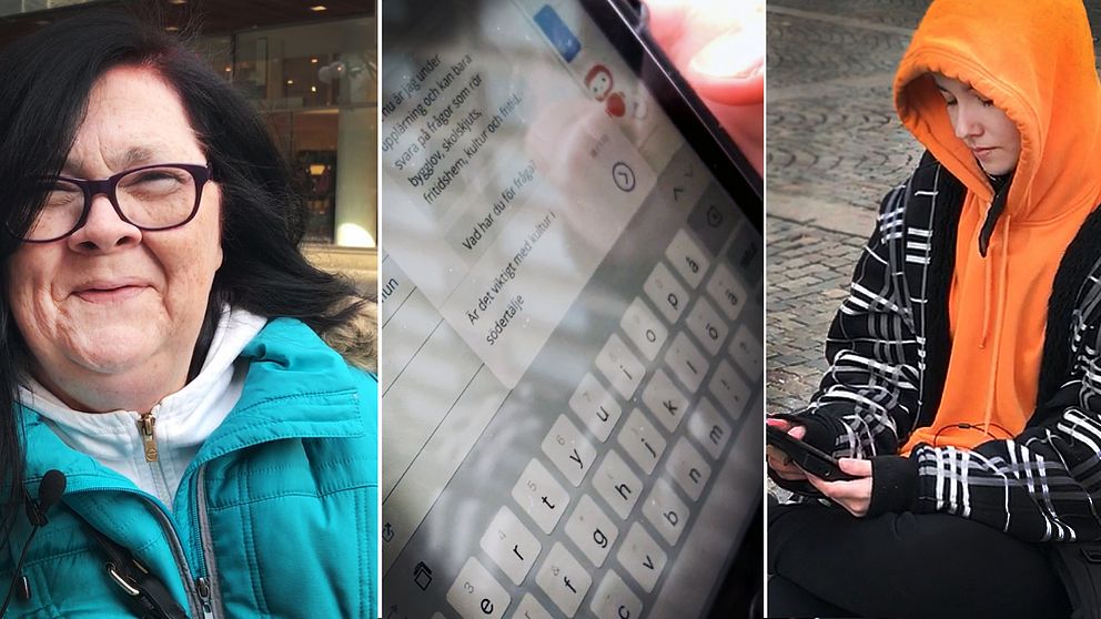 Kvinnor i Södertälje testar kommunens nya chattrobot.