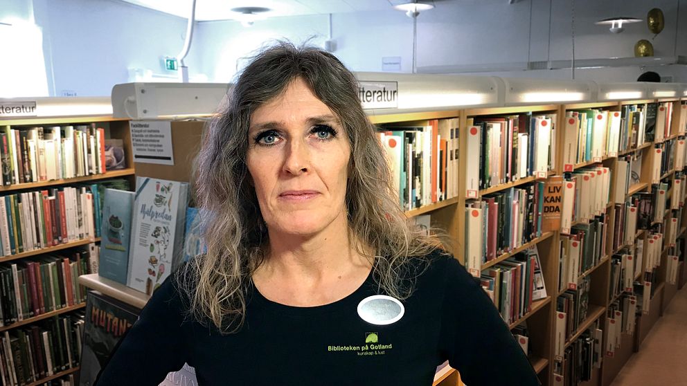 Jenny Stenberg, biblioteksadministratör hos Region Gotland