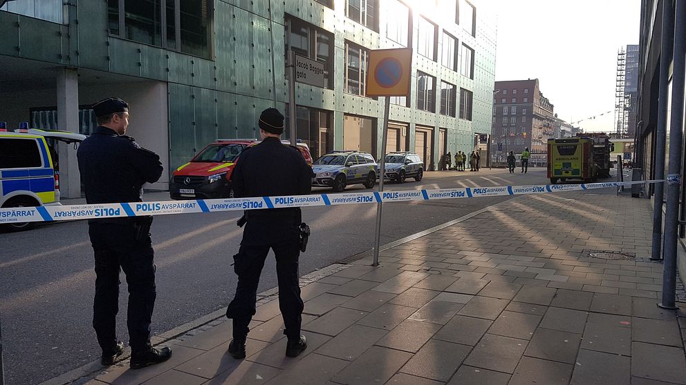Avspärrning vid Findus Malmö efter hot