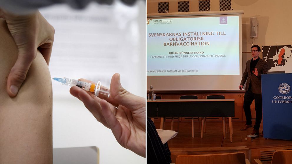 Vaccination, Björn Rönnerstrand forskare vid SOM-institutet