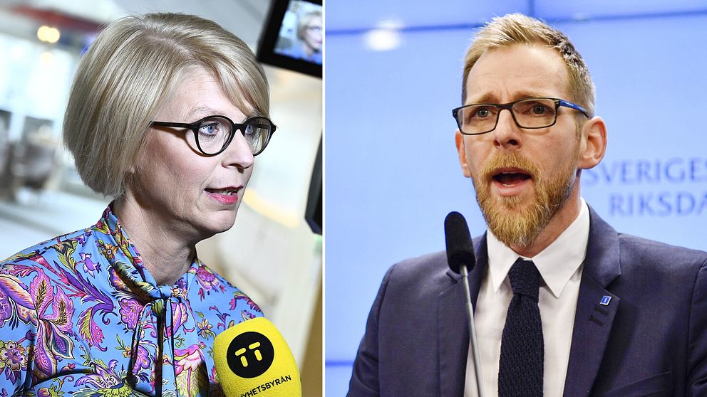 Elisabeth Svantesson (M) och Jakob Forssmed (KD).