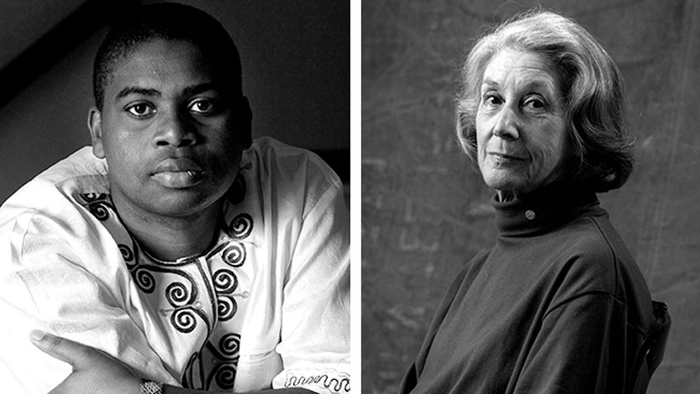 Sydafrikanska författarna Nthikeng Mohlele och Nadine Gordimer.