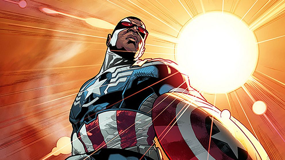 Seriefiguren Sam Wilson blir nya Captain America i höst.