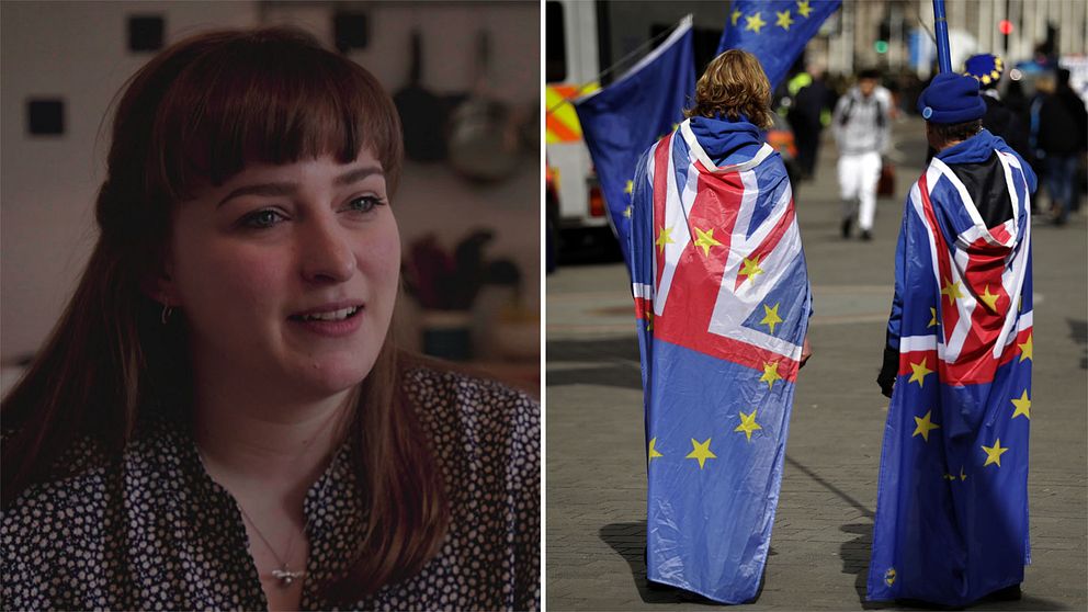 Ellen Grimås berättar att brexit väcker starka känslor.