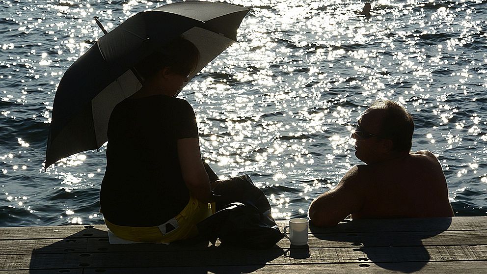 SMHI varnar för höga temperaturer.