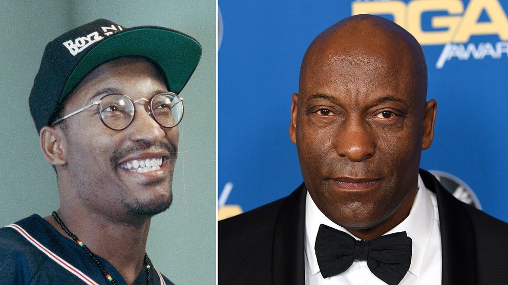 T.v John Singelton när han gjorde succé med ”Boyz n the Hood” 1991. T.h är han på en gala i Hollywood 2018.